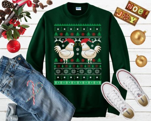 Chicken Ugly Christmas Sweater