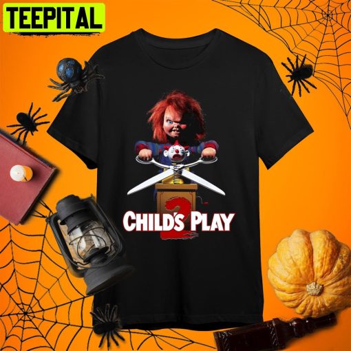 Child’s Play 2 Chucky Classique Retro Art Unisex T-Shirt