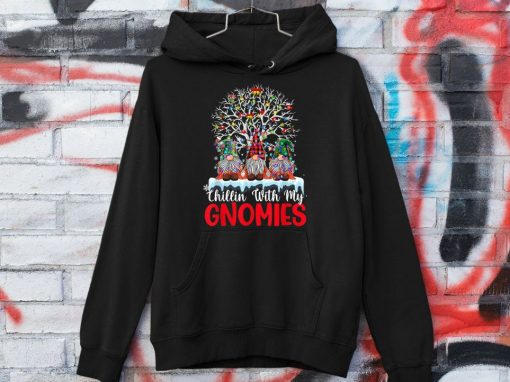 Chillin With My Gnomie Christmas Matching Family Pajama 2022 Hoodie