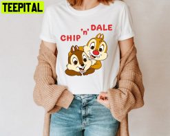 Chip And Dale Double Trouble Chip And Dale Friend Disney Unisesx T-Shirt