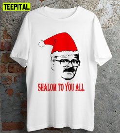 Chiristmas Shalom Friday Night Dinner Jim Bell Retro Design T-Shirt