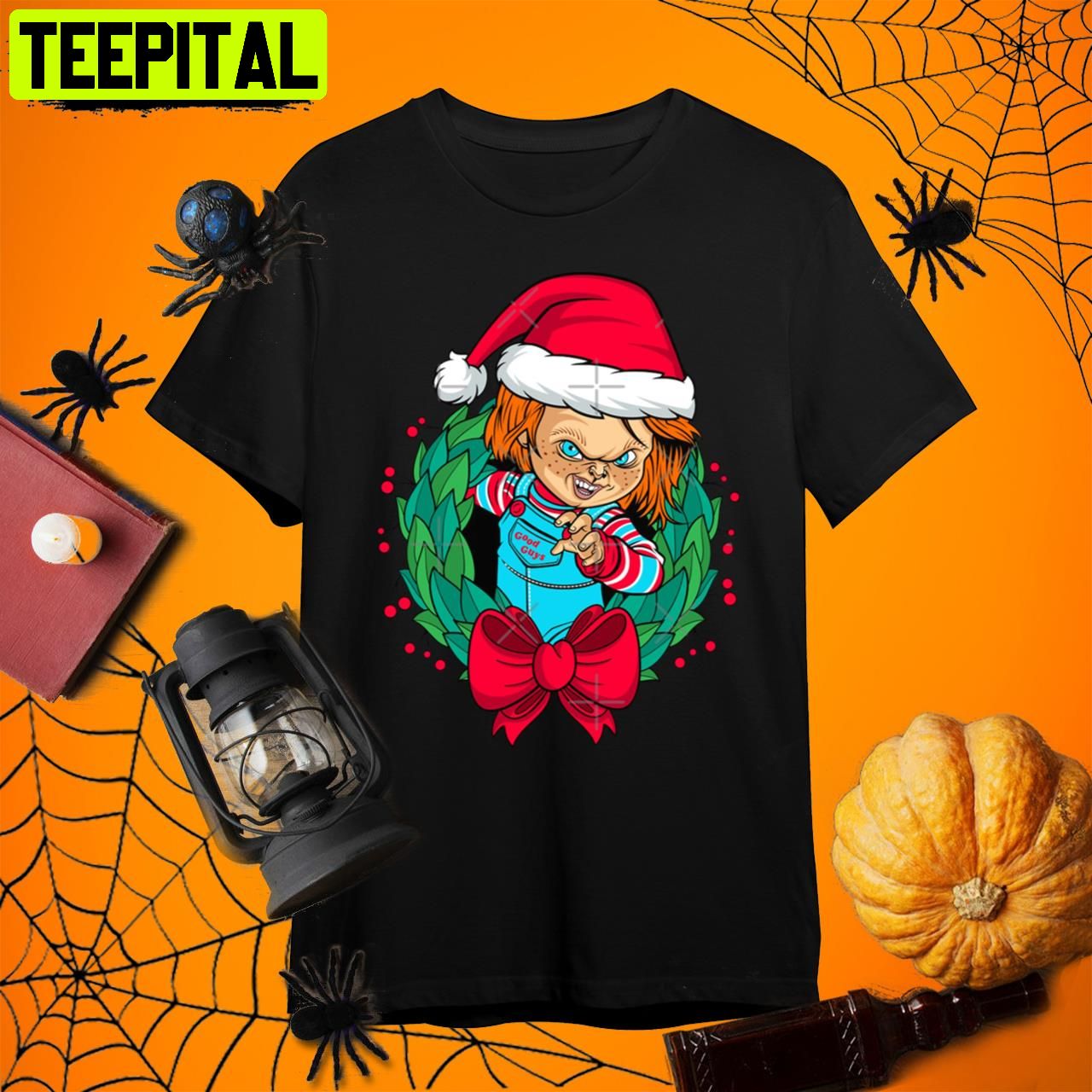 Christmas Chucky Retro Art Unisex T-Shirt