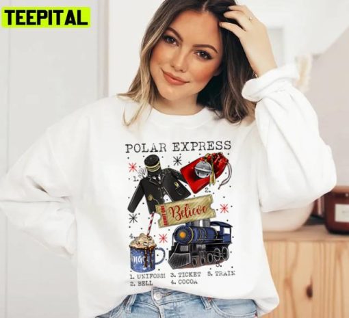 Christmas North Pole Polar Express All Abroad Xmas Unisex Sweatshirt