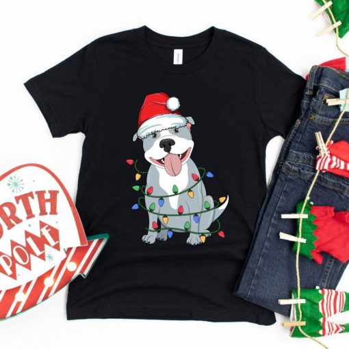 Christmas Pitbull T-Shirt