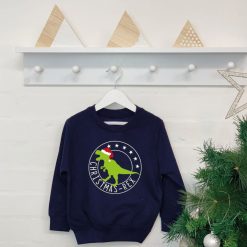 Christmas Rex Kids Dinosaur Sweatshirt