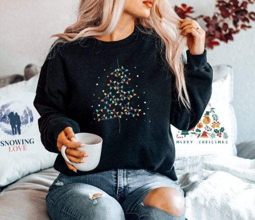 Christmas Tree Lights Sweatshirt