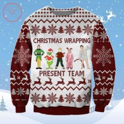 Christmas Wrapping Present Team Ugly Sweater