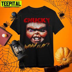 Chucky Child’s Play Adult Chucky Face Retro Art Unisex T-Shirt