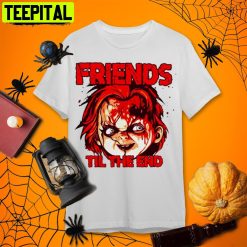 Chucky Friends Til The End Halloween Chucky Retro Art Unisex T-Shirt