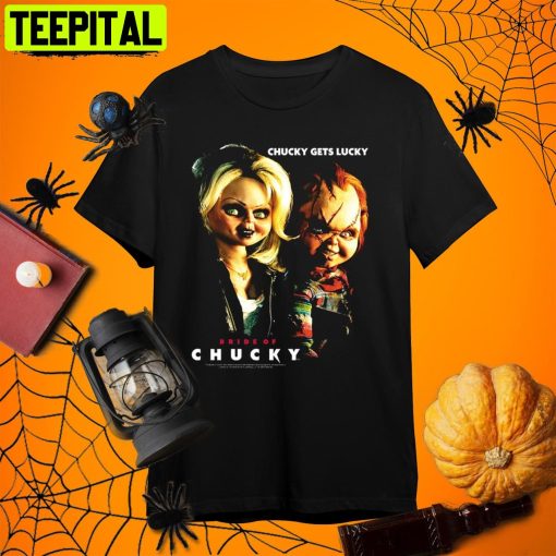 Chucky Gets Lucky Bride Of Chucky Child’s Play Retro Art Unisex T-Shirt