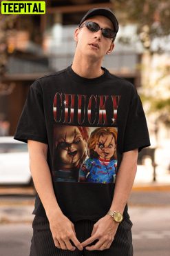 Chucky Halloween Child’s Play Horror Movie Retro Design T-Shirt