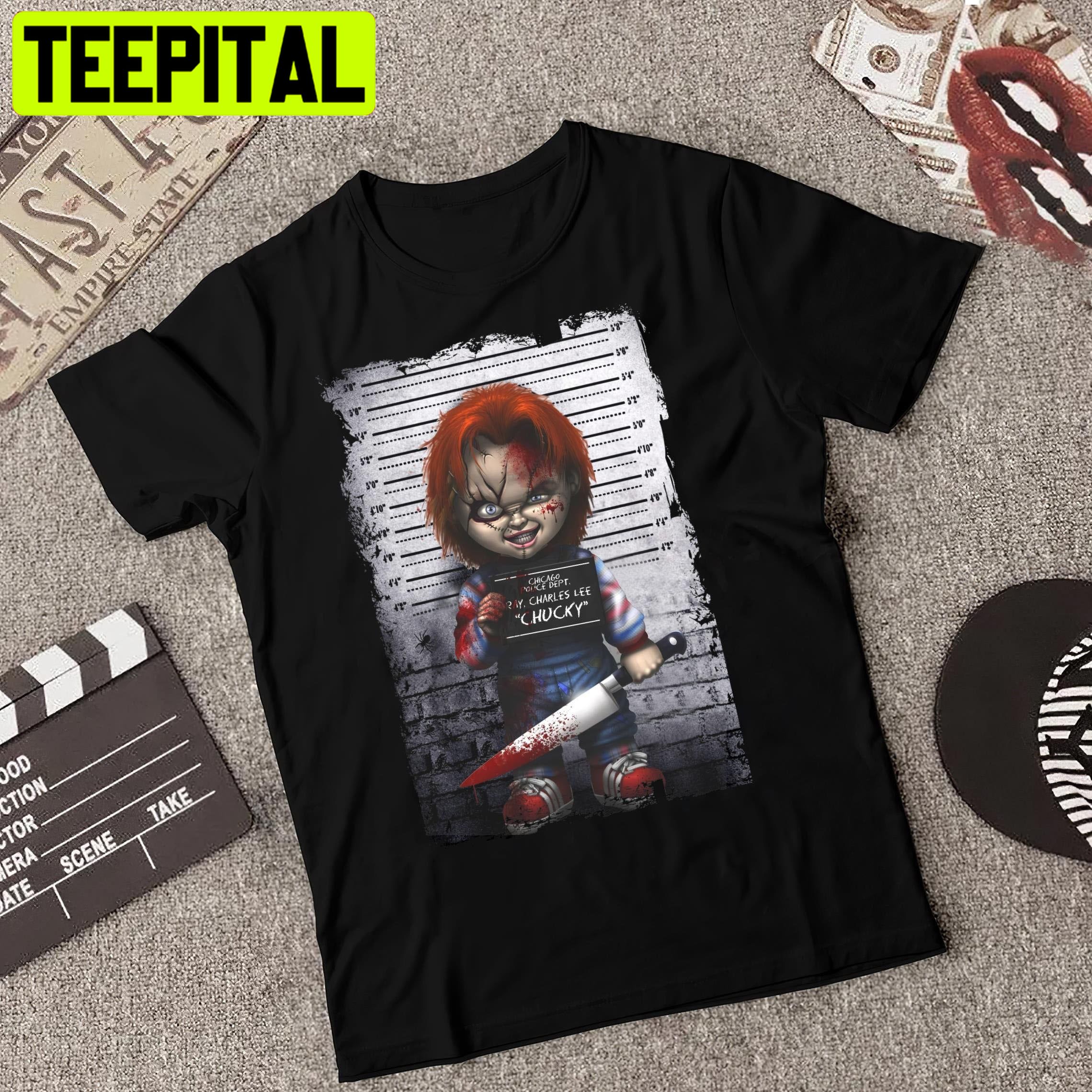 Chucky Mugshot Halloween Trending Unisex T-Shirt