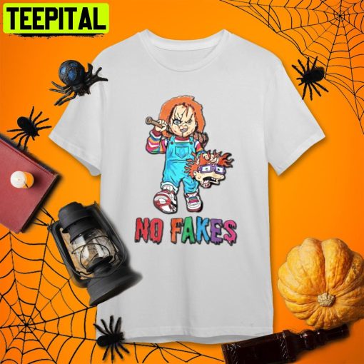 Chucky No Fakes Adult Chucky Retro Art Unisex T-Shirt