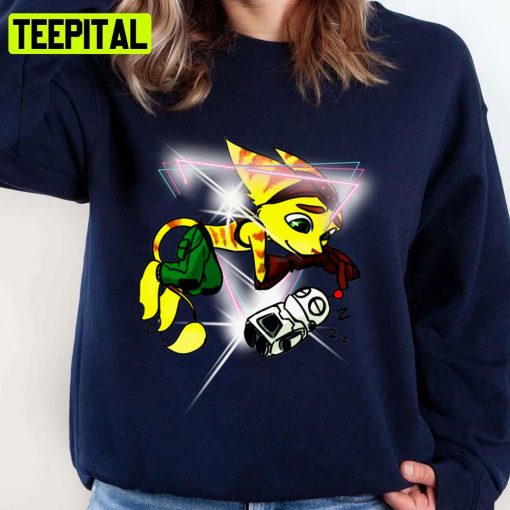 Clank Sleeping Robot Kids Star Unisex Sweatshirt