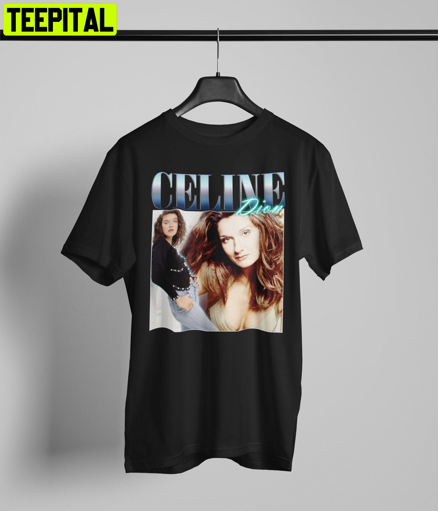 Céline Dion Singer Vintage Inspired 90s Rap Unisex T-Shirt