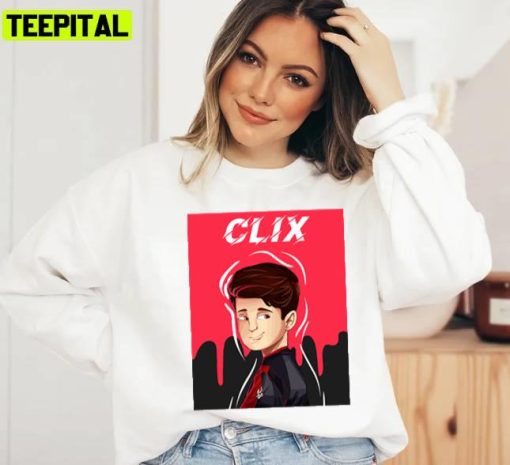 Clix 4 Cute Animated Portrait Unisex T-Shirt