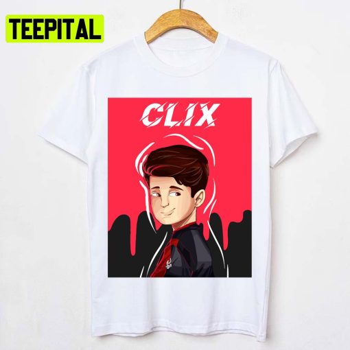 Clix 4 Cute Animated Portrait Unisex T-Shirt