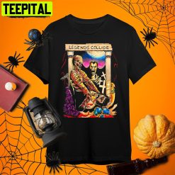 Collide Coming To Halloween Horror Night Retro Art Unisex T-Shirt