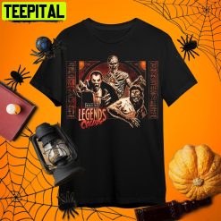 Collide Halloween Horror Nights Movie Universal Monsters Legends Retro Art Unisex T-Shirt