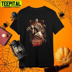 Collide Halloween Universal Monsters Retro Art Unisex T-Shirt