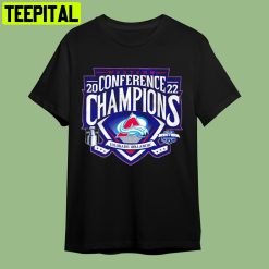 Colorado Avalanche 2022 Western Conference Championship Retro Art Unisex T-Shirt