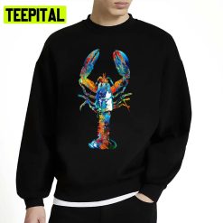 Colorful Lobster Art By Sharon Cummings Unisex Sweatshirt