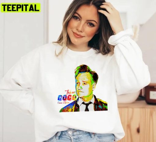 Colorful Portrait Team Conan O’brien Unisex T-Shirt