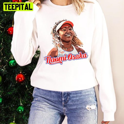 Colorful Portrait Tennis Naomi Osaka Unisex Sweatshirt