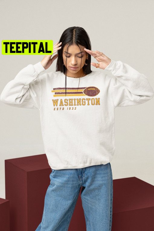 Commanders Washington Vintage Football Trending Unisex Sweatshirt