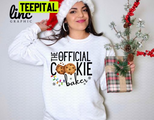 Cookie Baker Christmas Sublimation Design Trending Unisex Sweatshirt