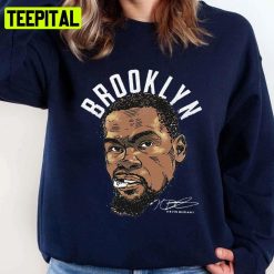 Cool Design Kevin Durant Portrait City Arc Unisex Sweatshirt