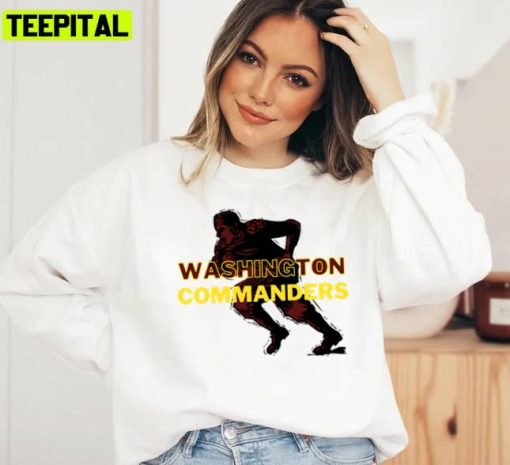 Cool Design Of Washington Commanders Football Player Unisex T-Shirt