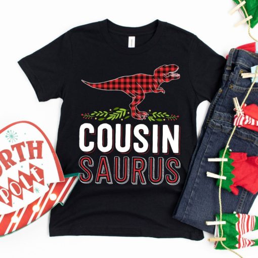 Cousin Saurus Christmas T-Shirt