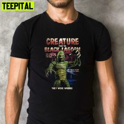 Creature From The Black Lagoon They Were Wrong Scary Movie Retro Design T-Shirt