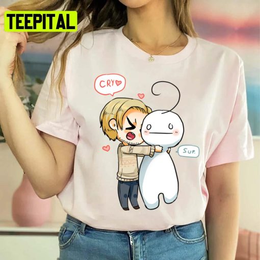 Cryyy Sup Cute Chibi Pewdiepie Unisex Sweatshirt