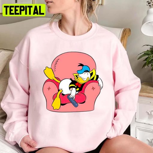 Cute Art Donald Duck Sleep Cute Unisex Sweatshirt