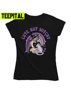 Cute But Witchy Kawaii Pastel Goth Hexen Design Trending Unisex Shirt