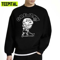 Cute Chibi Art Ice Hockey Wayne Gretzky Unisex Sweatshirt