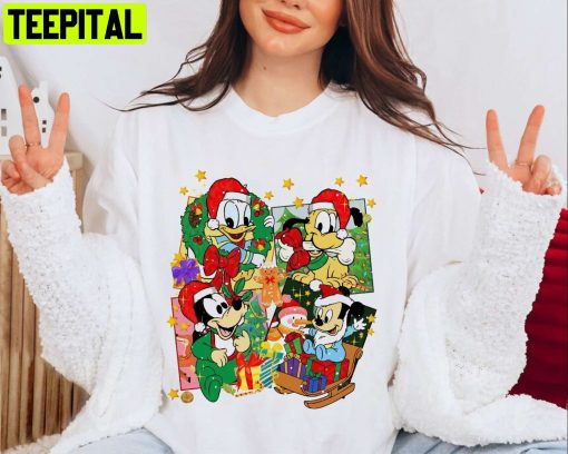 Cute Friends 2022 Donald Duck Christmas Sweatshirt