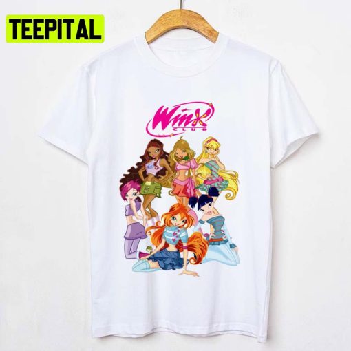 Cute Illustration Of Winx Club Girl Unisex T-Shirt