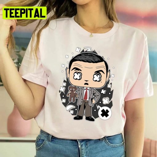 Cute Lego Design Mr Bean Pop Art Sleeveless Top Unisex T-Shirt