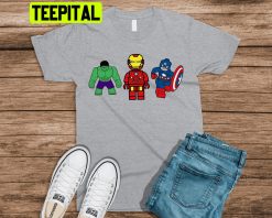 Cute Marvel Avengers Lego Avengers Ironman Hulk Captain America Trending Unisex Shirt