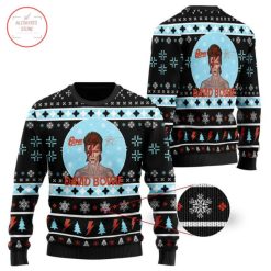 David Bowie Ugly Christmas Sweater