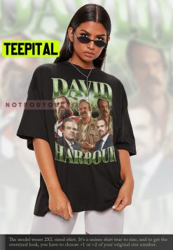 David Harbour Rap 90s Hip-Hop Style Trending Unisex T-Shirt