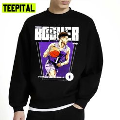 Db Portrait Playing Basketball Devin Booker Unisex Sweatshirt