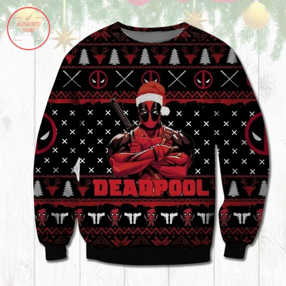 Deadpool Ugly Christmas Sweater