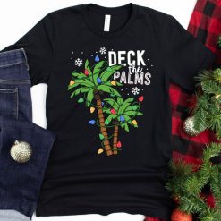 Deck The Palms Christmas T-Shirt