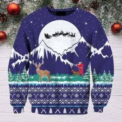 Deer Hunting Christmas Unisex 3D Ugly Christmas Sweater