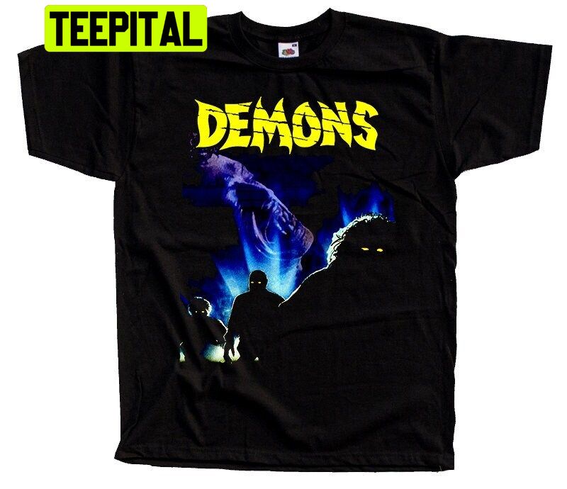 Demons Horror Poster Halloween Trending Unisex T-Shirt