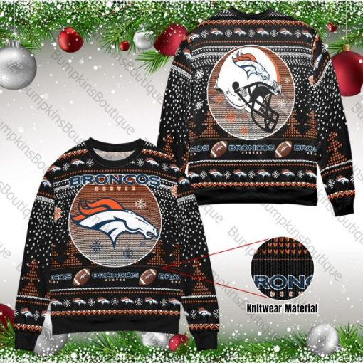 Denver Broncos Unisex Ugly Xmas 3D Sweater